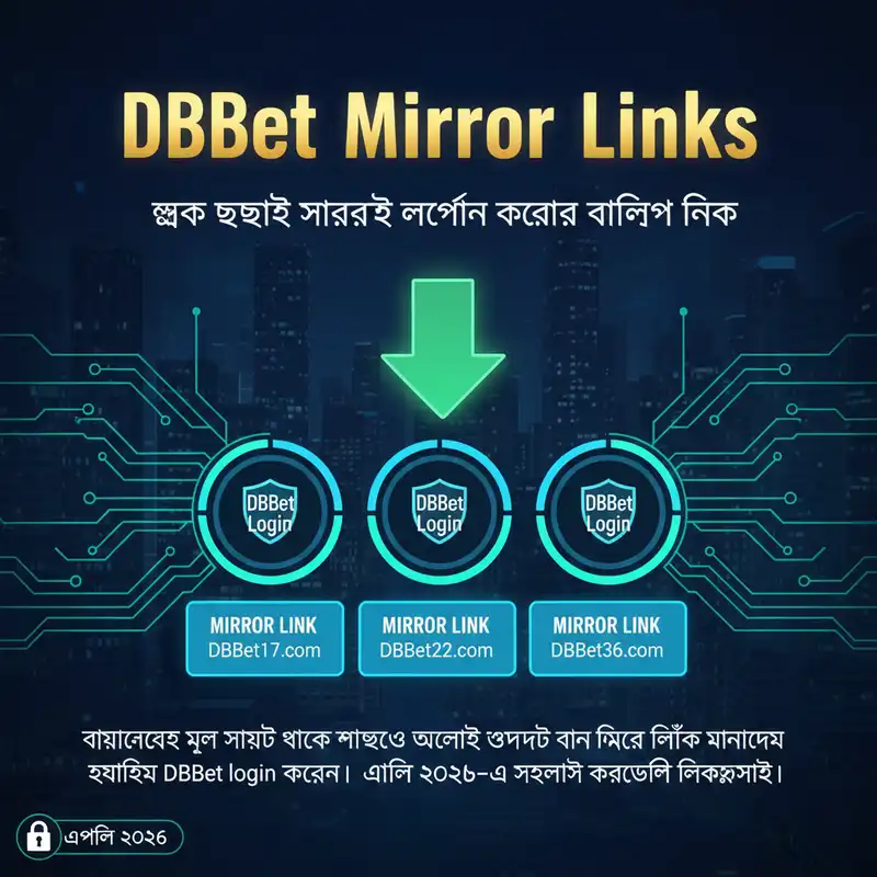 DBBet login mirror links update April 2026